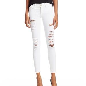 Frame denim White Distressed women Jeans